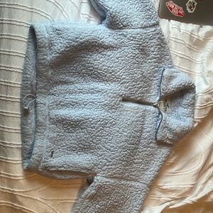 Hollister Fuzzy Adjustable Cropped Sweater